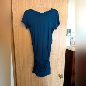 Teal Maternity Dress